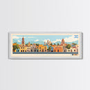 San Luis, Argentina Panoramic Travel Poster Canvas Print, San Luis, Argentina Painting, Argentina Art, San Luis Travel Art, Guest Room Painting