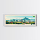 Sorocaba, Brazil Panoramic Travel Poster Canvas Print, Sorocaba, Brazil Painting, Brazil Art, Sorocaba Travel Art, Guest Room Painting