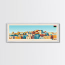 Panoramic Travel Poster Tripoli, Libya Canvas Print, Tripoli, Libya Painting, Libya Art, Tripoli Travel Art, Guest Room Painting