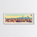 Zagazig, Egypt Panoramic Travel Poster Canvas Print, Zagazig, Egypt Painting, Egypt Art, Zagazig Panoramic Travel Art, Travel Painting