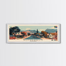 Botshabelo, South Africa Panoramic Canvas Print, Botshabelo, South Africa Painting, South Africa Art, Botshabelo Travel Poster, Travel Art, Guest Room Painting