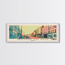 Brighton and Hove, England Panoramic Canvas Print, Brighton and Hove, England Painting, England Art, Brighton and Hove Travel Poster, Travel Art, Vacation Gift