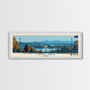 Canberra, Australia Panoramic Canvas Print, Canberra, Australia Painting, Australia Art, Canberra Travel Poster, Travel Art, Guest Room Painting