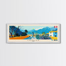 Chincha, Peru Panoramic Canvas Print, Chincha, Peru Painting, Peru Art, Chincha Travel Poster, Travel Art, Guest Room Painting