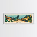Daloa, Ivory Coast Panoramic Canvas Print, Daloa, Ivory Coast Painting, Ivory Coast Art, Daloa Travel Poster, Travel Art, Living Room Painting