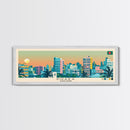 Dhaka, Bangladesh Panoramic Canvas Print, Dhaka, Bangladesh Painting, Bangladesh Art, Dhaka Travel Poster, Travel Art, Guest Room Painting