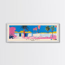 Ecatepec, Mexico Panoramic Canvas Print, Ecatepec, Mexico Painting, Mexico Art, Ecatepec Travel Poster, Travel Art, Guest Room Painting