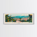 Envigado, Colombia Panoramic Canvas Print, Envigado, Colombia Painting, Colombia Art, Envigado Travel Poster, Travel Art, Guest Room Painting