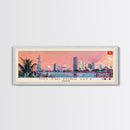 Ho Chi Minh City, Vietnam Panoramic Canvas Print, Ho Chi Minh City, Vietnam Painting, Vietnam Art, Ho Chi Minh City Travel Poster, Travel Art, Housewarming Gift