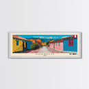 Huanuco, Peru Panoramic Canvas Print, Huanuco, Peru Painting, Peru Art, Huanuco Travel Poster, Travel Art, Guest Room Painting