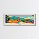 Irapuato, Mexico Panoramic Canvas Print, Irapuato, Mexico Painting, Mexico Art, Irapuato Travel Poster, Travel Art, Housewarming Gift