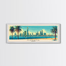 Manama, Bahrain Panoramic Canvas Print, Manama, Bahrain Painting, Bahrain Art, Manama Travel Poster, Travel Art, Guest Room Painting