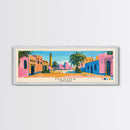 Medina, Saudi Arabia Panoramic Canvas Print, Medina, Saudi Arabia Painting, Saudi Arabia Art, Medina Travel Poster, Travel Art, Living Room Painting