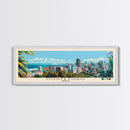 Montevideo, Uruguay Panoramic Canvas Print, Montevideo, Uruguay Painting, Uruguay Art, Montevideo Travel Poster, Travel Art, Guest Room Painting