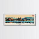 Nanaimo, Canada Panoramic Canvas Print, Nanaimo, Canada Painting, Canada Art, Nanaimo Travel Poster, Travel Art, Living Room Painting