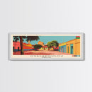 Ouagadougou, Burkina Faso Panoramic Canvas Print, Ouagadougou, Burkina Faso Painting, Burkina Faso Art, Ouagadougou Travel Poster, Travel Art, Guest Room Painting
