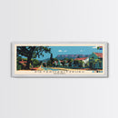 Pietermaritzburg, South Africa Panoramic Canvas Print, Pietermaritzburg, South Africa Painting, South Africa Art, Pietermaritzburg Travel Poster, Travel Art, Guest Room Painting