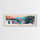 Popayan, Colombia Panoramic Canvas Print, Popayan, Colombia Painting, Colombia Art, Popayan Travel Poster, Travel Art, Vacation Gift