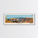 Stirling, Scotland Panoramic Canvas Print, Stirling, Scotland Painting, Scotland Art, Stirling Travel Poster, Travel Art, Living Room Painting