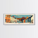 St Asaph, Wales Panoramic Canvas Print, St Asaph, Wales Painting, Wales Art, St Asaph Travel Poster, Travel Art, Housewarming Gift