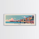 Sunderland, England Panoramic Canvas Print, Sunderland, England Painting, England Art, Sunderland Travel Poster, Travel Art, Housewarming Gift