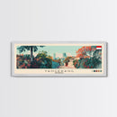 Tangerang, Indonesia Panoramic Canvas Print, Tangerang, Indonesia Painting, Indonesia Art, Tangerang Travel Poster, Travel Art, Guest Room Painting