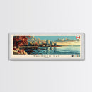 Thunder Bay, Canada Panoramic Canvas Print, Thunder Bay, Canada Painting, Canada Art, Thunder Bay Travel Poster, Travel Art, Guest Room Painting