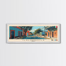 Tlalnepantla, Mexico Panoramic Canvas Print, Tlalnepantla, Mexico Painting, Mexico Art, Tlalnepantla Travel Poster, Travel Art, Vacation Gift
