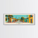 Tonala, Mexico Panoramic Canvas Print, Tonala, Mexico Painting, Mexico Art, Tonala Travel Poster, Travel Art, Guest Room Painting