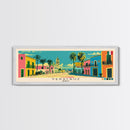 Veracruz, Mexico Panoramic Canvas Print, Veracruz, Mexico Painting, Mexico Art, Veracruz Travel Poster, Travel Art, Guest Room Painting