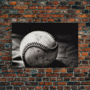 Framed Baseball Print, Black and White Baseball Picture, Sports Wall Decor, Boys Room Wall Decor, Baseball Player Gift, Baseball Nursery Art