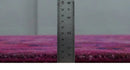 Pink Overdyed Traditional Floral Design Hand Tufted Wool Area Rug by The Rug Decor
