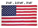 WallSafe™ Nylon Wall-Mounted American Flag | Reinforced Edge Grommets | Made in USA