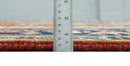 Wool Area Rug Hand Knotted Heriz Red Ivory Blue Traditional Design by The Rug Decor