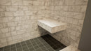 The Original™ Deluxe 48" x 48" Shower Conversion Kit with Orange Waterproof Board