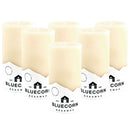 Ivory Pure Beeswax Pillar Candles by Bluecorn Candles