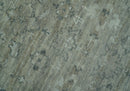 Custom Made Silver Brown Traditional Transitional Hand Knotted Wool Rug