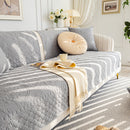 Cotton Quilted Sofa Cover, Non-Slip Couch Protector Fits Backrest, Seat & Armrest
