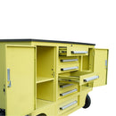 4.5ft Heavy Duty Mobile Workbench with 7 Drawers & 2 Cabinets