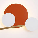 Circular 4 Ring Linear Wall Lamp