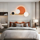 Circular 4 Ring Linear Wall Lamp