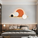 Circular 4 Ring Linear Wall Lamp