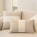 Herringbone Sofa Protector Cover, Non-Slip Couch Cover for Seat, Back & Arms