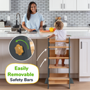 Adjustable Toddler Kitchen Tower with Safety Bars by Ocodile.com