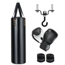 4-In-1 Hanging Punching Bag Set with Punching Gloves and Ceiling Hook by LJGDeals