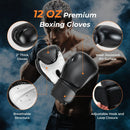 4-In-1 Hanging Punching Bag Set with Punching Gloves and Ceiling Hook by LJGDeals