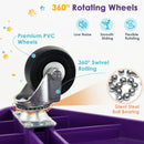 4/6-Pack Kids Sitting Scooter Board with Handles and Rolling Casters-4 Pack by LJGDeals