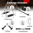 4-Piece Cable Machine Attachment Set for Home Gym by LJGDeals