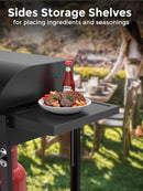 3 & 4-Burner Propane Gas Grills with Side Burners, for Outdoor Cooking, BBQ, Patio, Camping