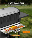 3 & 4-Burner Propane Gas Grills with Side Burners, for Outdoor Cooking, BBQ, Patio, Camping